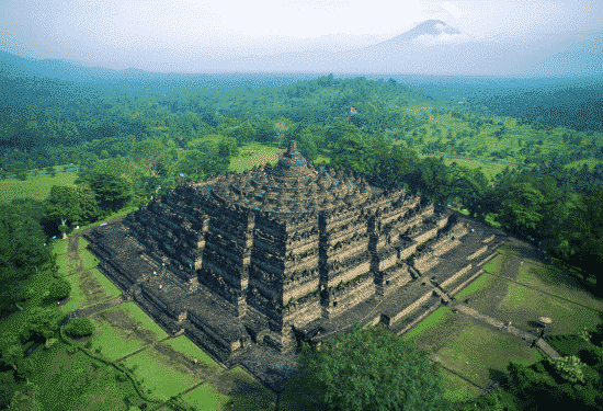 indonesia tourism borobudur Borobudur temple indonesia java buddhist jakarta pyramids asia tourist heritage unesco pyramid tourism monuments aerial city places biggest ancient candi