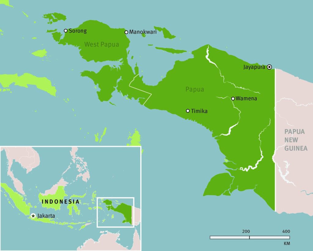 five provinces of papua indonesia tourism Papua guinea indonesia boundary map maritime between limits access boundaries