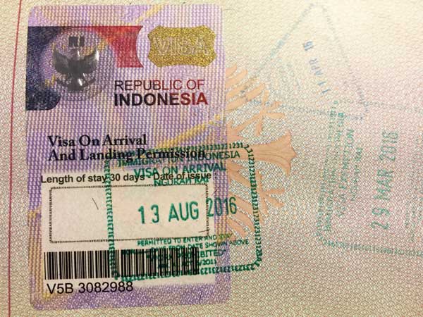 visa indonesia 60 days How to extend your indonesia visa on arrival in only 2 days