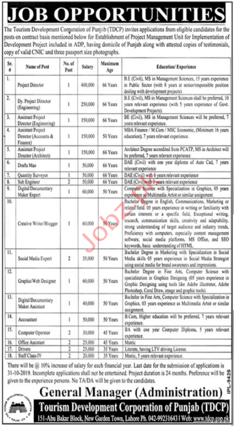 tourism development corporation of punjab Pakistan tourism development corporation