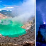 blue volcano indonesia tourism Blue volcano indonesia ijen kawah brilliant burns discovery