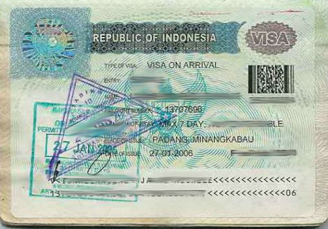 tourism visa indonesia Visa arrival indonesian bali denpasar airport passport jakarta get java dontstopliving