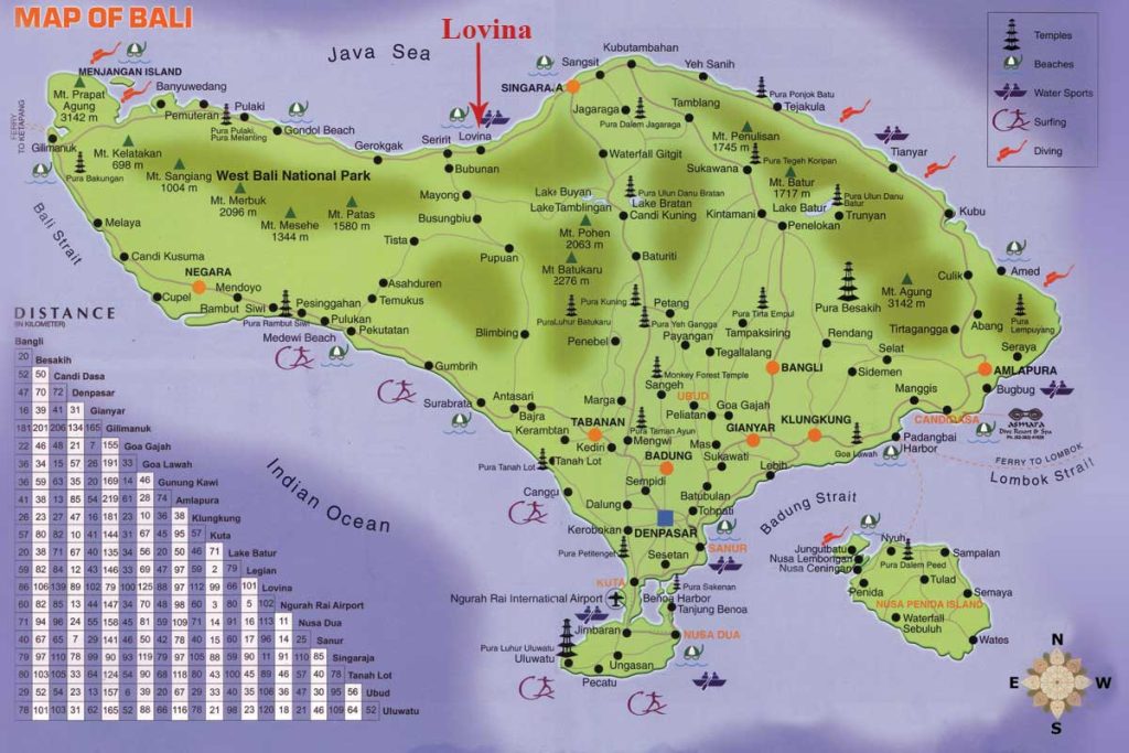 bali indonesia map islands bali tourism Bali map