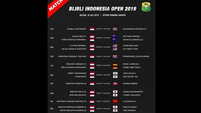 live streaming indonesia open 2021 schedule Live streaming inewstv! berikut link nonton gratis semifinal malaysia