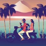 indonesia tourism poster Template travel indonesia