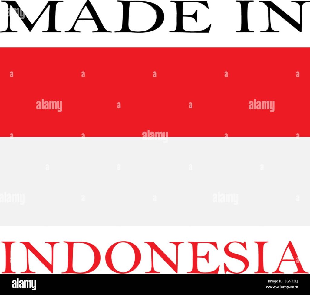 logo made in indonesia Made in indonesia product label and logo graphic by muhammad rizky